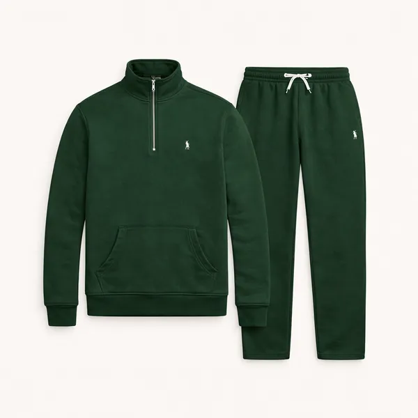Women’s Quarter-Zip Sweatshirt & Joggers Set